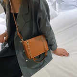 Shoulder Bags Women PU Leather Chains Cross Body Flap Handbags