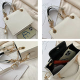 Shoulder Bags Women PU Leather Chains Cross Body Flap Handbags