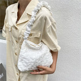 Women's PU Leather Shoulder Bag Large Capacity Solid Summer Handbag