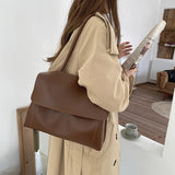 Shoulder Bags Women PU Leather Soft Texture Office Ladies