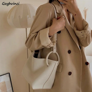Shoulder Bags Women PU Leather Soft Totes Large Capacity Composite Bag