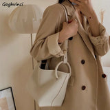 Shoulder Bags Women PU Leather Soft Totes Large Capacity Composite Bag