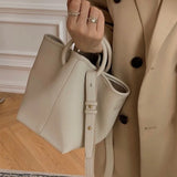 Shoulder Bags Women PU Leather Soft Totes Large Capacity Composite Bag