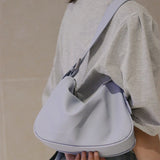 Shoulder Bags Women PU Solid Leisure All-match Style OL Ins Underarm Handbags