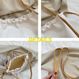 Women PU Shoulder Bag Large Capacity Stylish Handbag