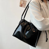 Women PU Shoulder Bag Large Capacity Stylish Handbag