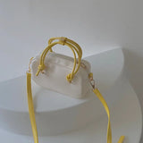 Women Shoulder Bag Patchwork PU Leather Crossbody Bag