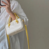 Women Shoulder Bag Patchwork PU Leather Crossbody Bag