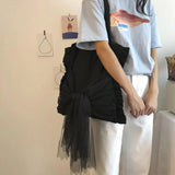 Plaid Canvas Vintage Shoulder Bag Large Capacity Tote