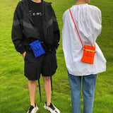 Shoulder Bags Women Pleated Mini Cell-phone Bag Cross Body Candy colors Handbags