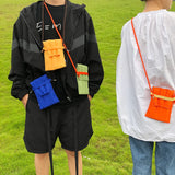 Shoulder Bags Women Pleated Mini Cell-phone Bag Cross Body Candy colors Handbags