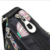 Print Oxford Shoulder Bag Large Capacity Multi-pockets