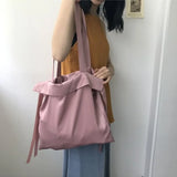 Shoulder Bags Women Satin Ladies Cross-body Totes Bag Big Capacity Shopping