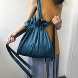 Shoulder Bags Women Satin Ladies Cross-body Totes Bag Big Capacity Shopping
