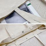 Canvas Shoulder Bag Women All-match Tote Large Capacity Handbag