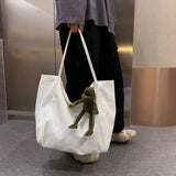 Canvas Shoulder Bags for Women Large-capacity Casual Totes