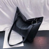 Shoulder Bags Women Soft PU Leather Casual Totes Big Capacity Cross-body