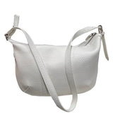 Women Solid Hobos Zipper PU Leather Crossbody Bag