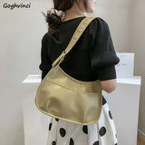 Vintage Texture PU Leather Shoulder Bag Large Capacity Crossbody
