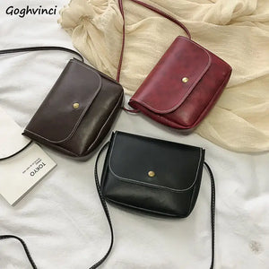 Shoulder Bag Women Solid Cross Body OL Leisure Harajuku Style All-match
