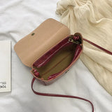 Shoulder Bag Women Solid Cross Body OL Leisure Harajuku Style All-match