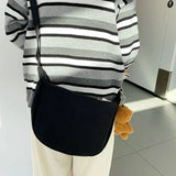 Shoulder Bags Women Solid Crossbody Bag Student Nylon Casual