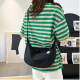Solid Harajuku Shoulder Bag Large Capacity Crossbody