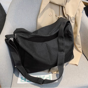 Solid Harajuku Shoulder Bag for Women Teens Purse