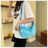Shoulder Bags Women Solid Multifunction Handbags Large Capacity Crossbody Bags