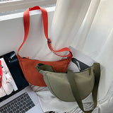 Shoulder Bags Women Solid Harajuku All-match Multifunction Solid Handbags