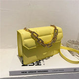 Shoulder Bags Women PU Leather Chain Crossbody Casual All-match Shopping