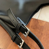 Women's Shoulder Bag Solid PU Leather Soft Big Capacity Style Ulzzang Casual Tot