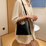 Shoulder Bags Women Solid PU Leather Brief Crossbody Flap Mini Handbags