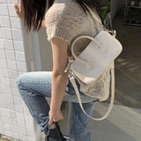 Solid Spring Bright Crossbody Shoulder Bag