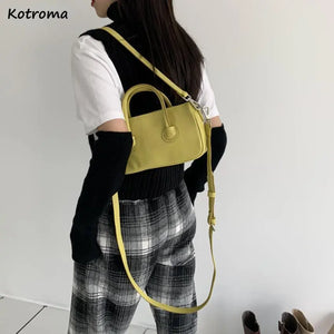 Solid Spring Bright Crossbody Shoulder Bag