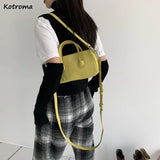 Solid Spring Bright Crossbody Shoulder Bag