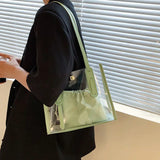 Transparent PVC Large Capacity Handbags Women Totes Summer Shoulder Bag