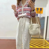 Square Shaped PU Leather Shoulder Bag for Women