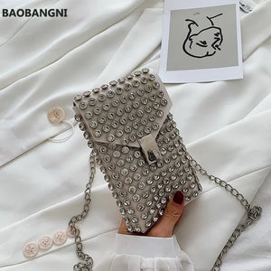 Women Summer Shoulder Bag with Chain Strap