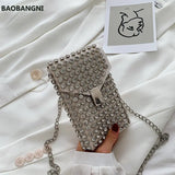 Women Summer Shoulder Bag with Chain Strap