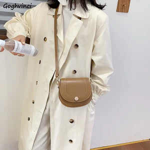 Shoulder Bags Women Thread Solid Office Lady Cross Body Saddle-bag