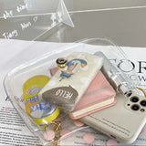 Shoulder Bags Women Transparent Dot Printed Casual Crossbody Bag