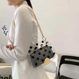 Shoulder Bags Women Transparent Dot Printed Casual Crossbody Bag