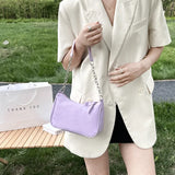 Women Shoulder Bag PU Candy Colors Zipper Summer