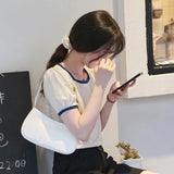 Popular PU Leather Shoulder Bag Women Chain Sweet Office Ladies Hipsters