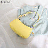 Popular PU Leather Shoulder Bag Women Chain Sweet Office Ladies Hipsters