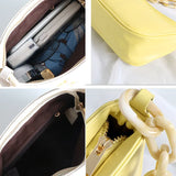 Popular PU Leather Shoulder Bag Women Chain Sweet Office Ladies Hipsters