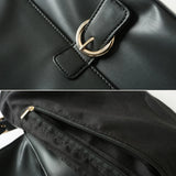 Vintage PU Leather Shoulder Bag Soft Large Capacity Tote Bag