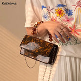 Vintage Chain-bag Crossbody Beading Handbag
