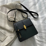 Vintage Houndstooth Shoulder Bag for Women